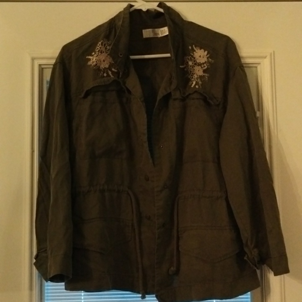 Embroidered Military Jacket - Picture 5 of 5